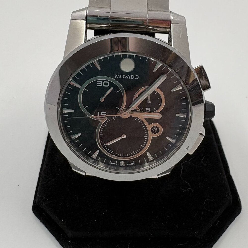 Movado Vizio Chronograph Watch Model 0606551